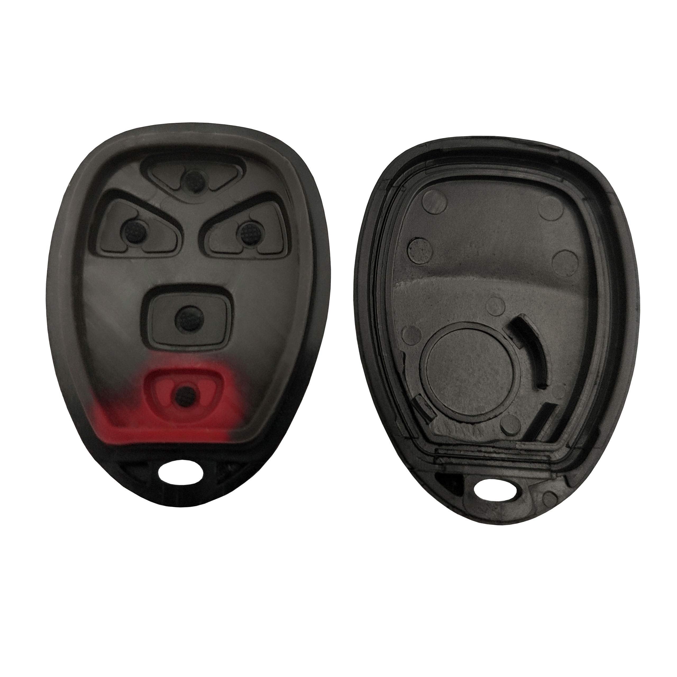 Qixiubia Keyless Entry Remote Car Key Shell Casing Replacement Key Fob Case Fit For 2007 2014 Suburban Tahoe Traverse/Gmc Acadia